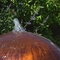 Fuxin Corten Steel Sphere Water Feature حديقة نافورة على شكل كرة